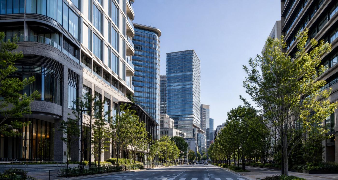 都市の価値と将来性を象徴する東京の複合街区